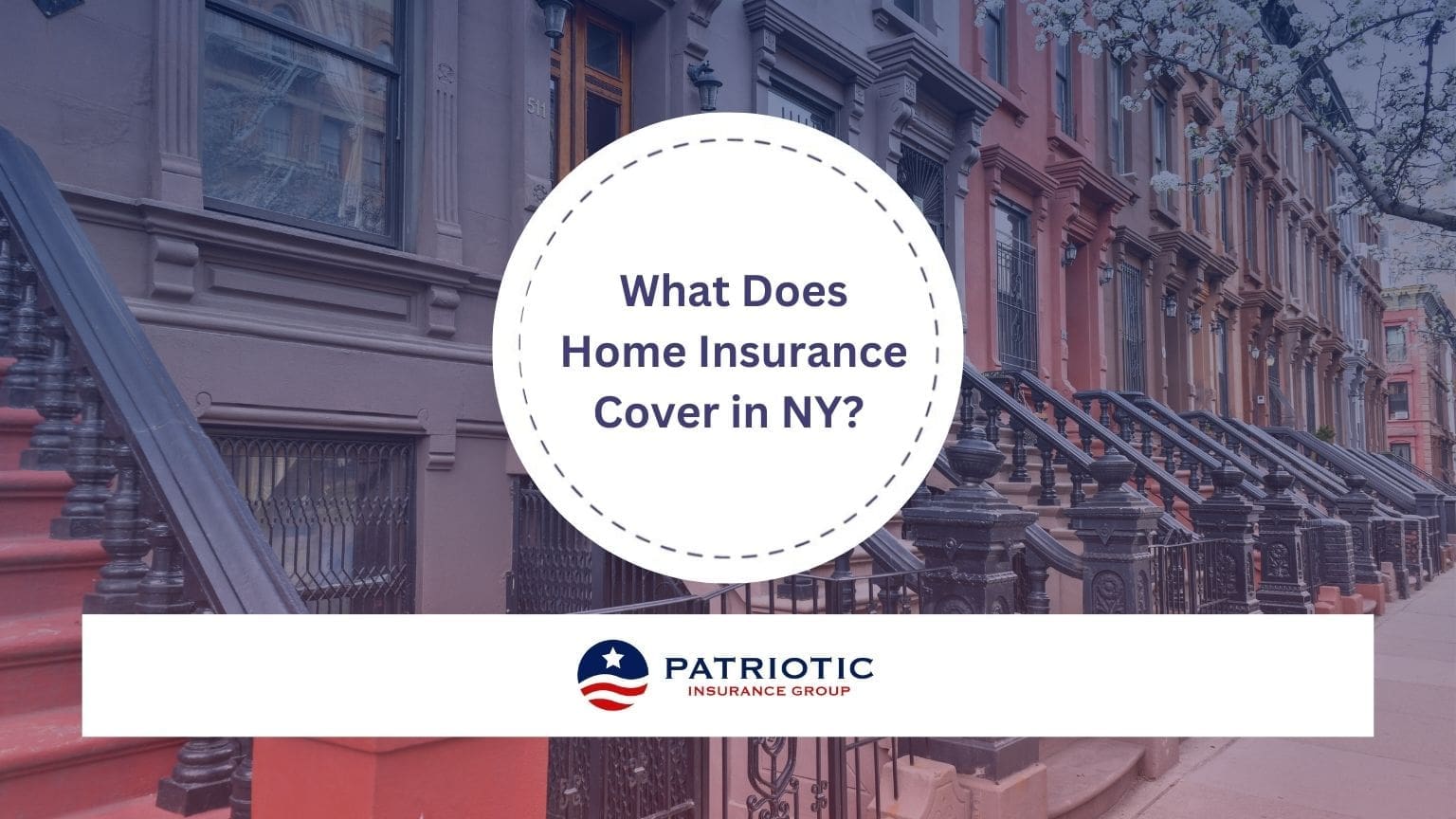 New York homeowner reviewing home insurance policy coverage for property, belongings, and liability protection